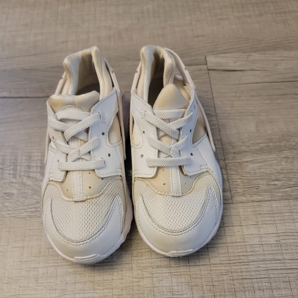Nike Air Huarache Run Triple White (Toddler) 704950-110 Size 9C